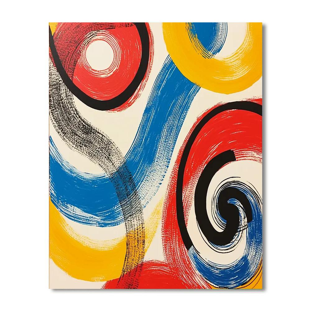 Joan Miró Inspired Whirlwind Of Imagination  Paint By Numbers Art