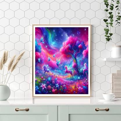 Exploring Enchanted Realms Number Painting