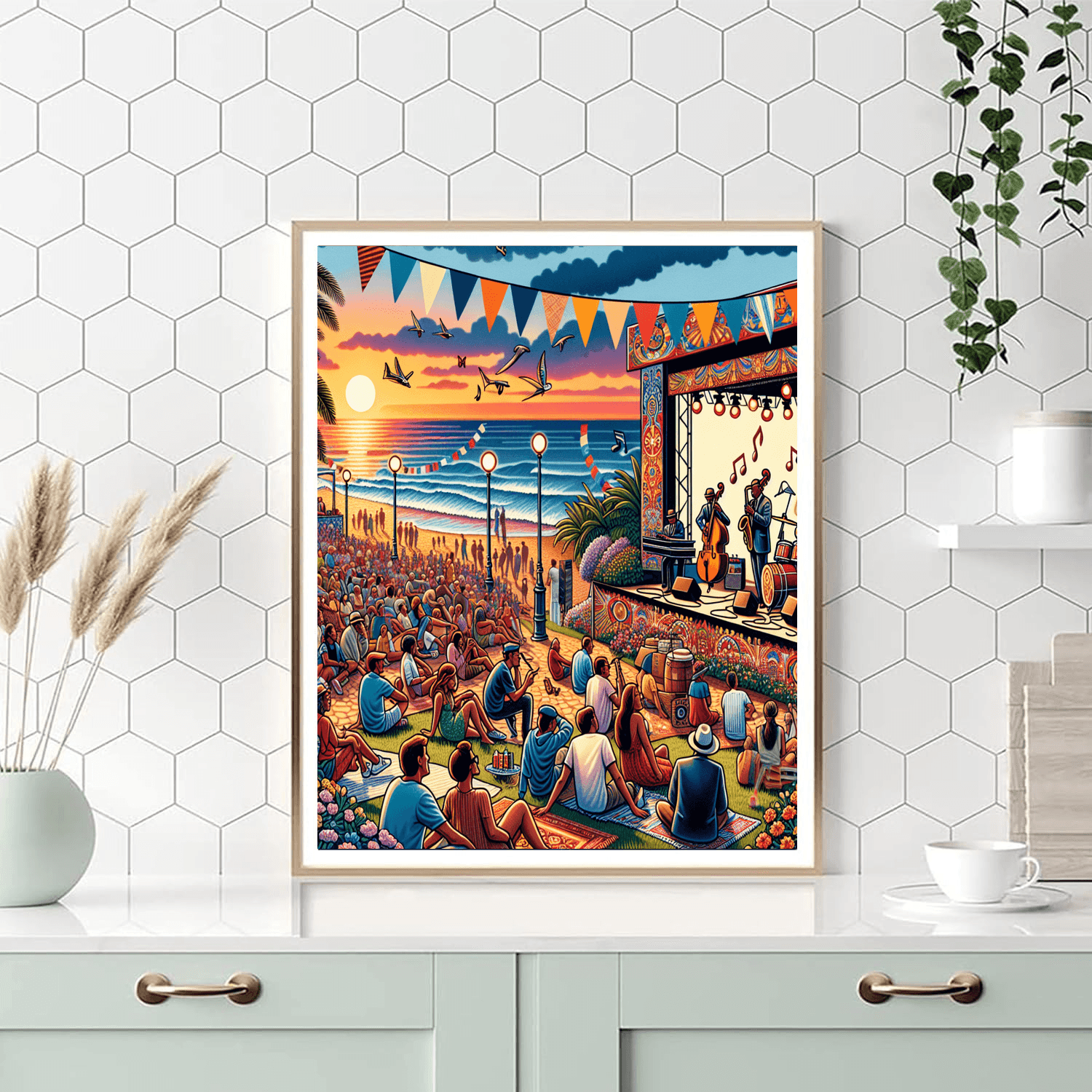 Cascais Jazz & Blues Festival - Portugal Paint By Numbers Art