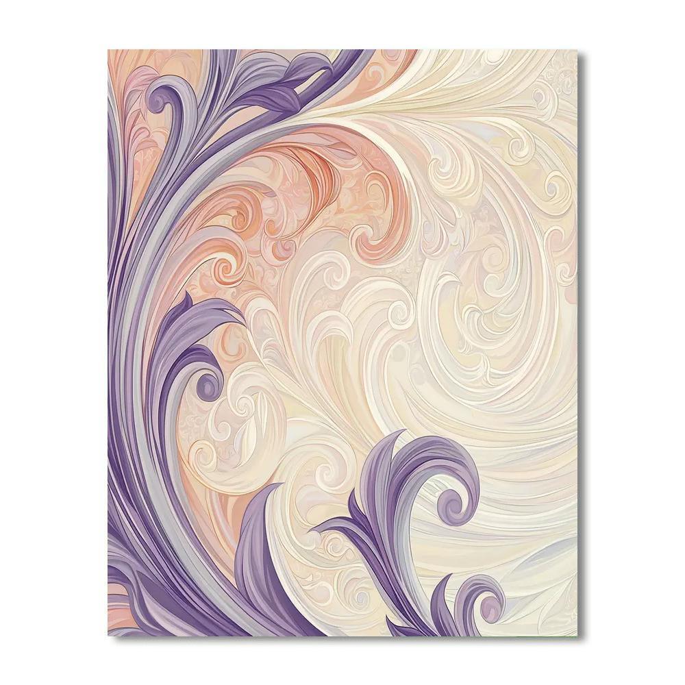 Alphonse Mucha Inspired Echoes Of Dawn  DIY Paint By Numbers