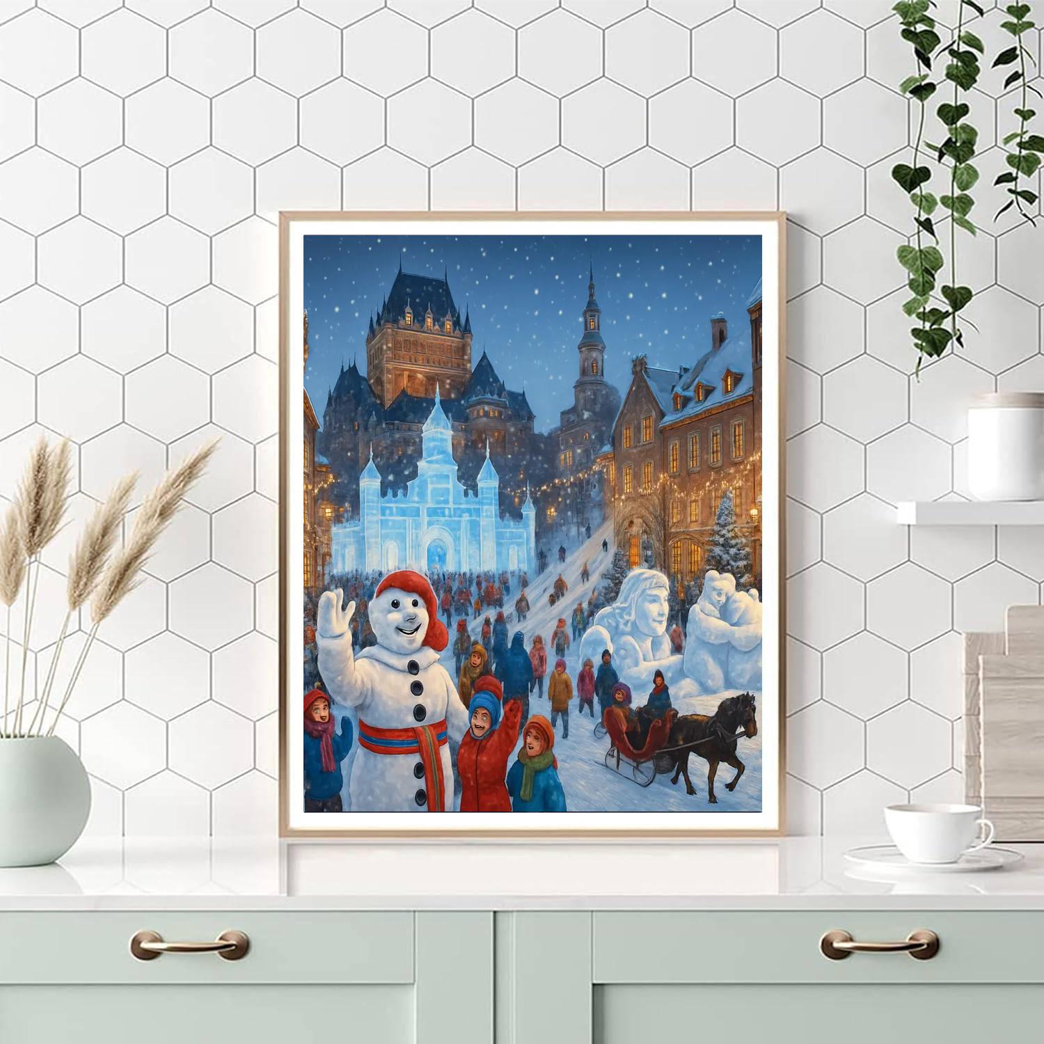 Carnaval De Québec - Quebec City DIY Paint By Numbers