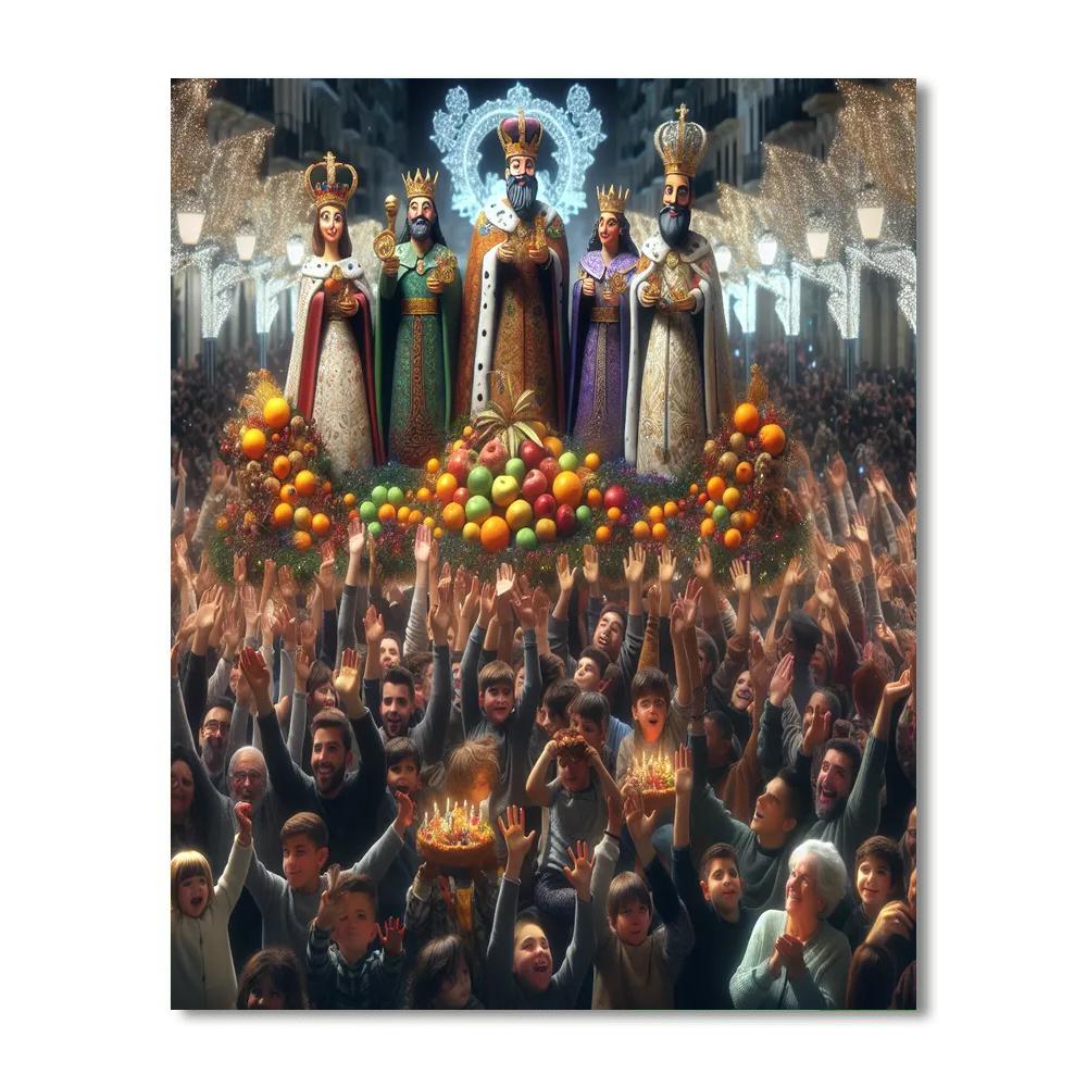 Día De Reyes Number Painting