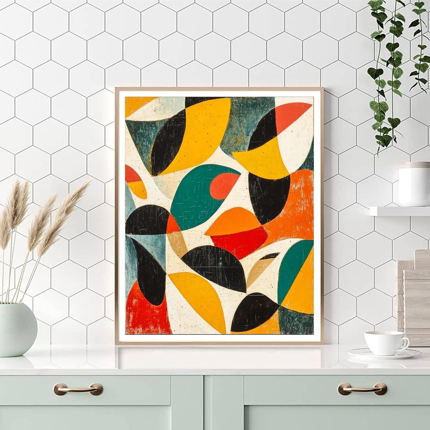 Joan Miro Inspired Serenade Of Shapes  Paint By Number