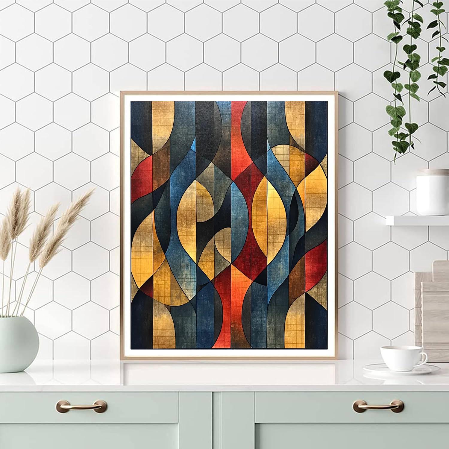 Paul Klee Inspired Symphony Of Silent Echoes  Paint By Number
