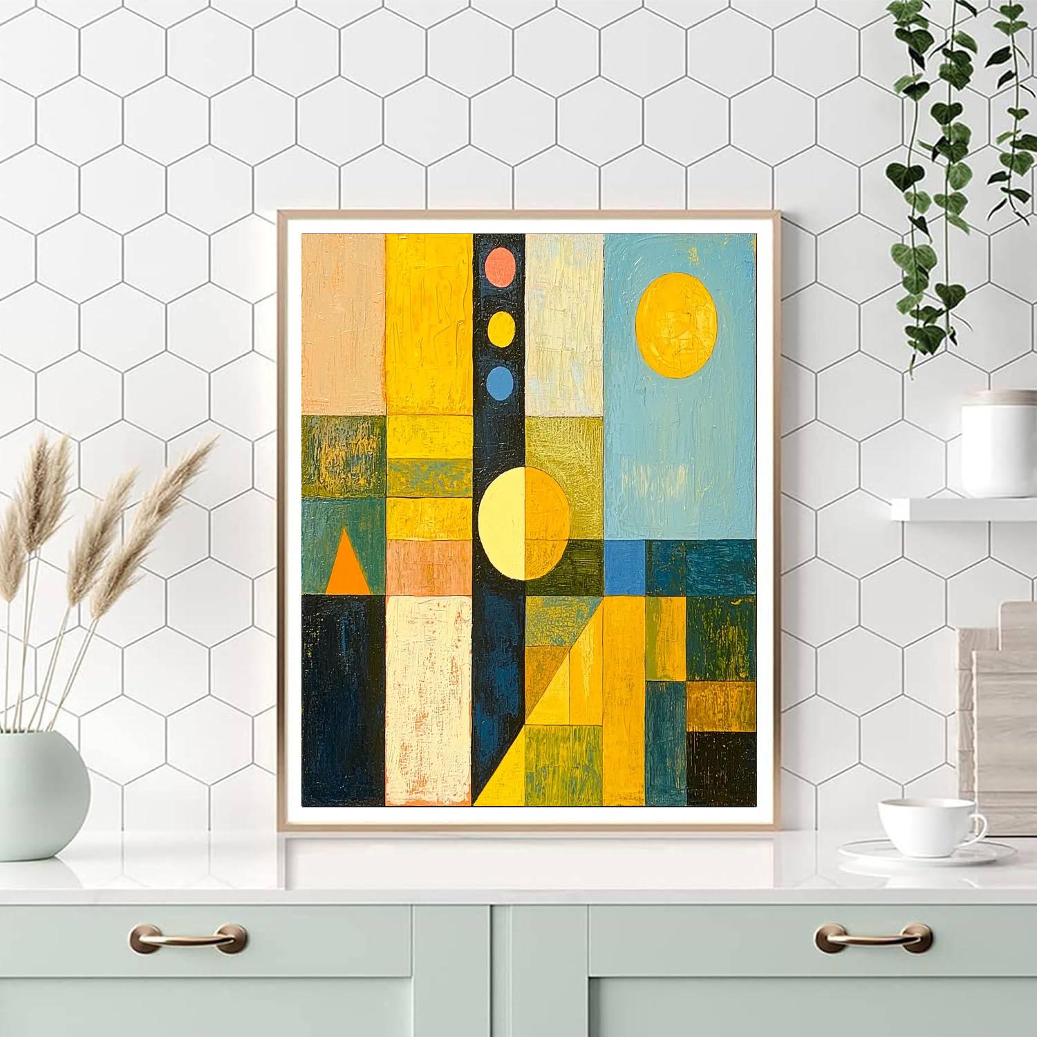 Paul Klee Inspired Rhythm Of Whimsy  Paint By Number