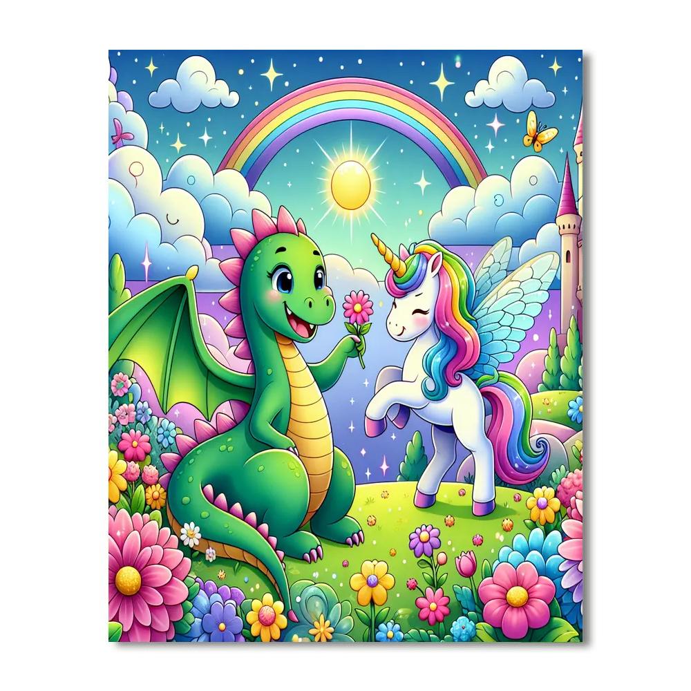 Charming Creature Quest Paint By Numbers Art