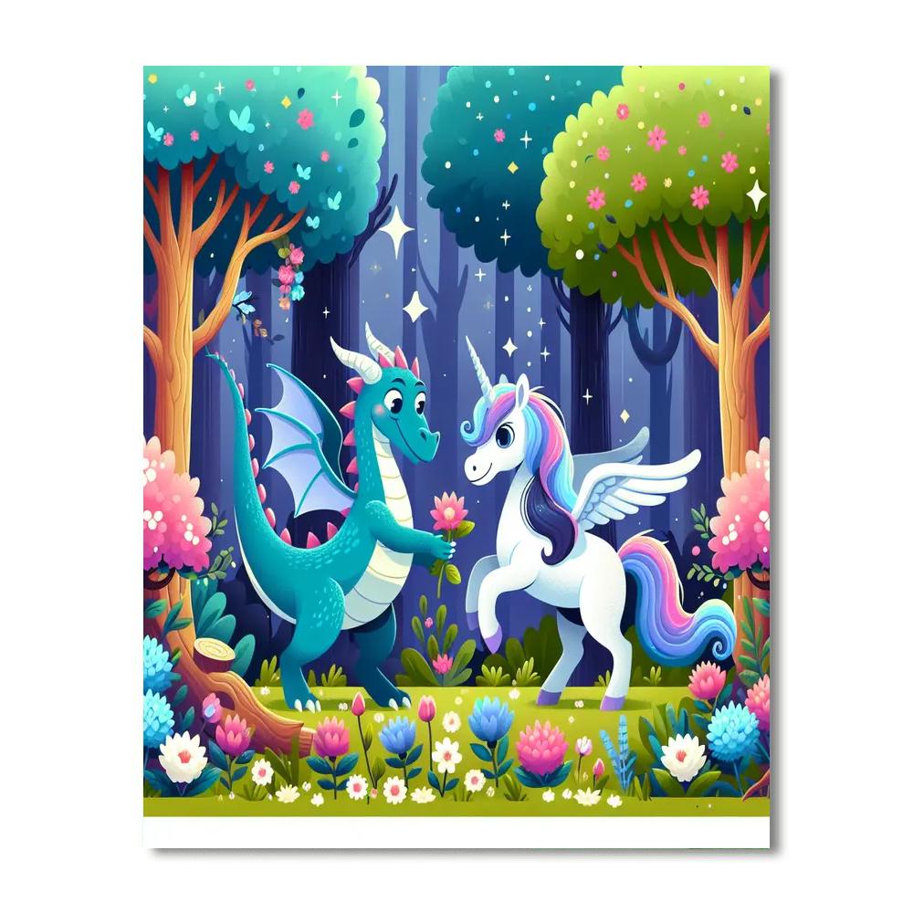 Magical Creature Quest Painting Number Kit