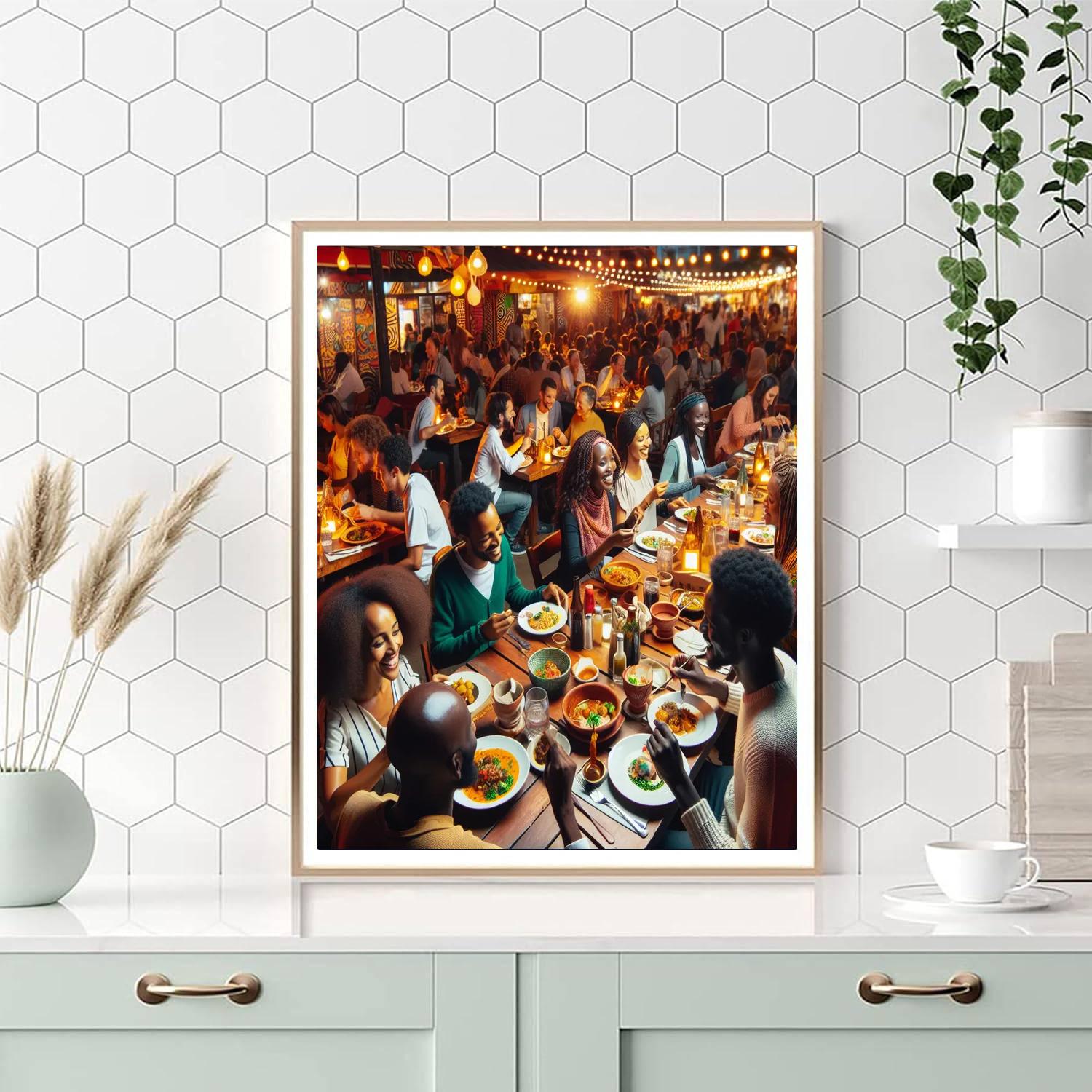 Nairobi Restaurant Week - Nairobi Painting Number Kit