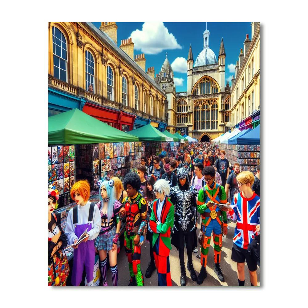 Lucca Comics & Games - Italy Paint By Color