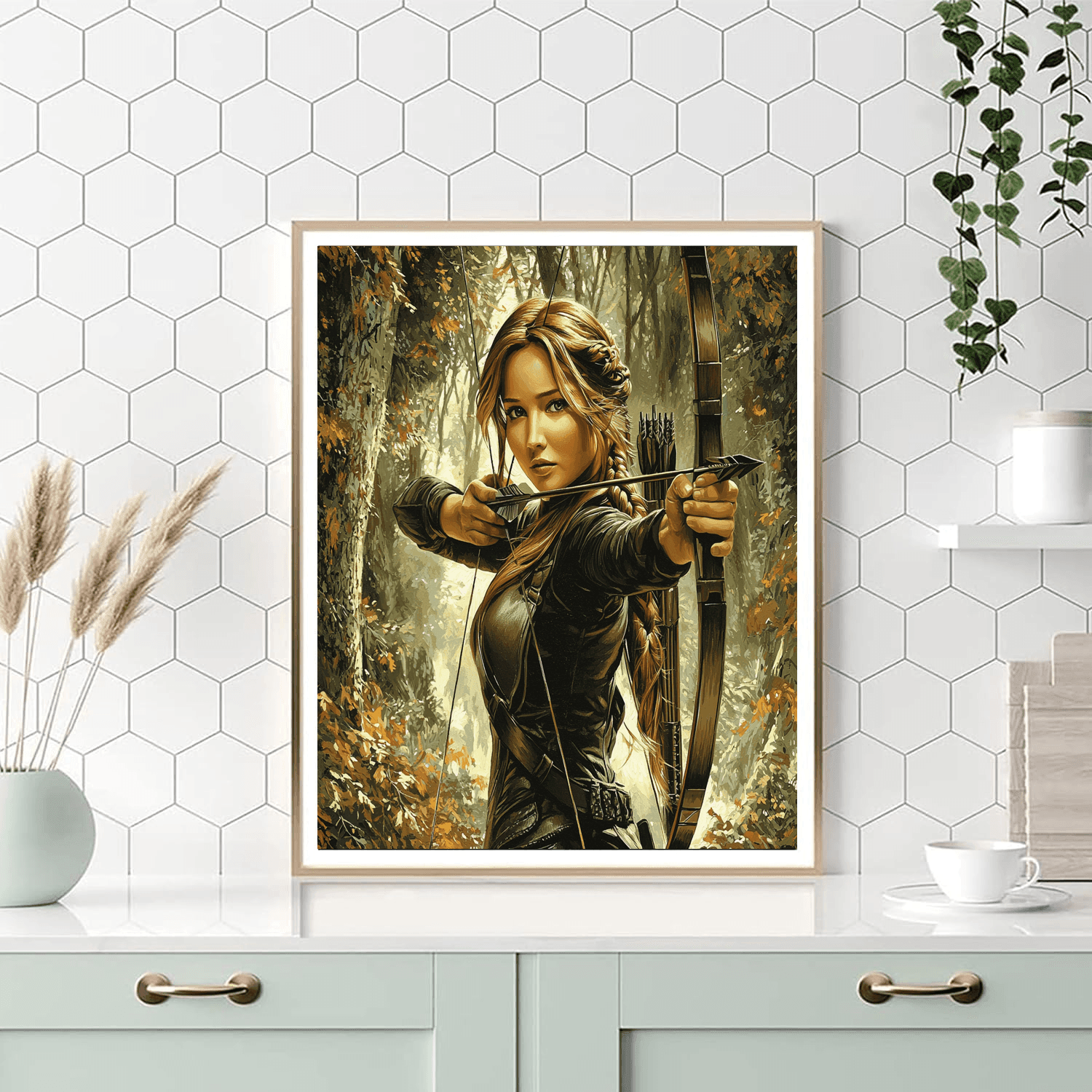 Jennifer Lawrence: Fearless In The Hunger Games Paint By Numbers Kits