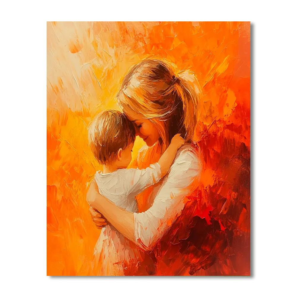 Cuddle Time By The Fire Paint By Color