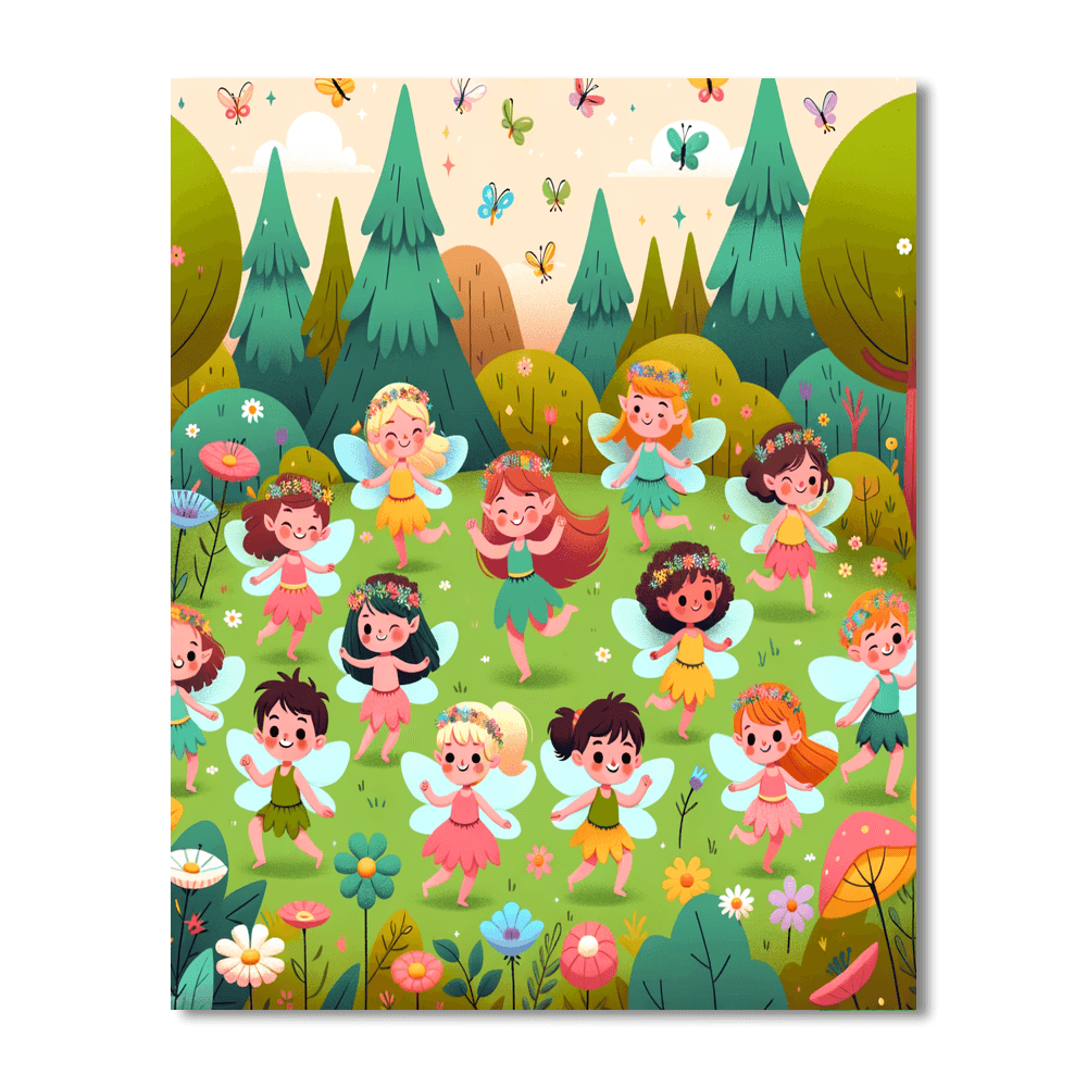 Magical Fairy Enclave DIY Paint By Numbers