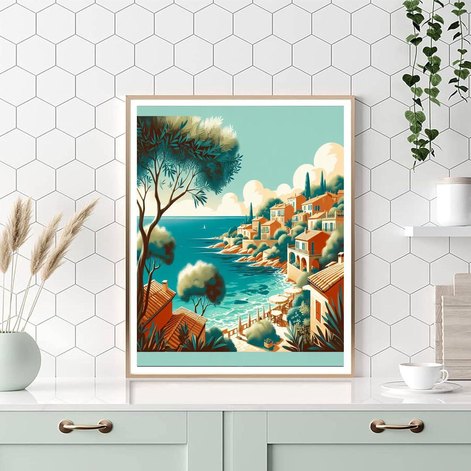 Mediterranean Breeze Paint By Numbers Kits
