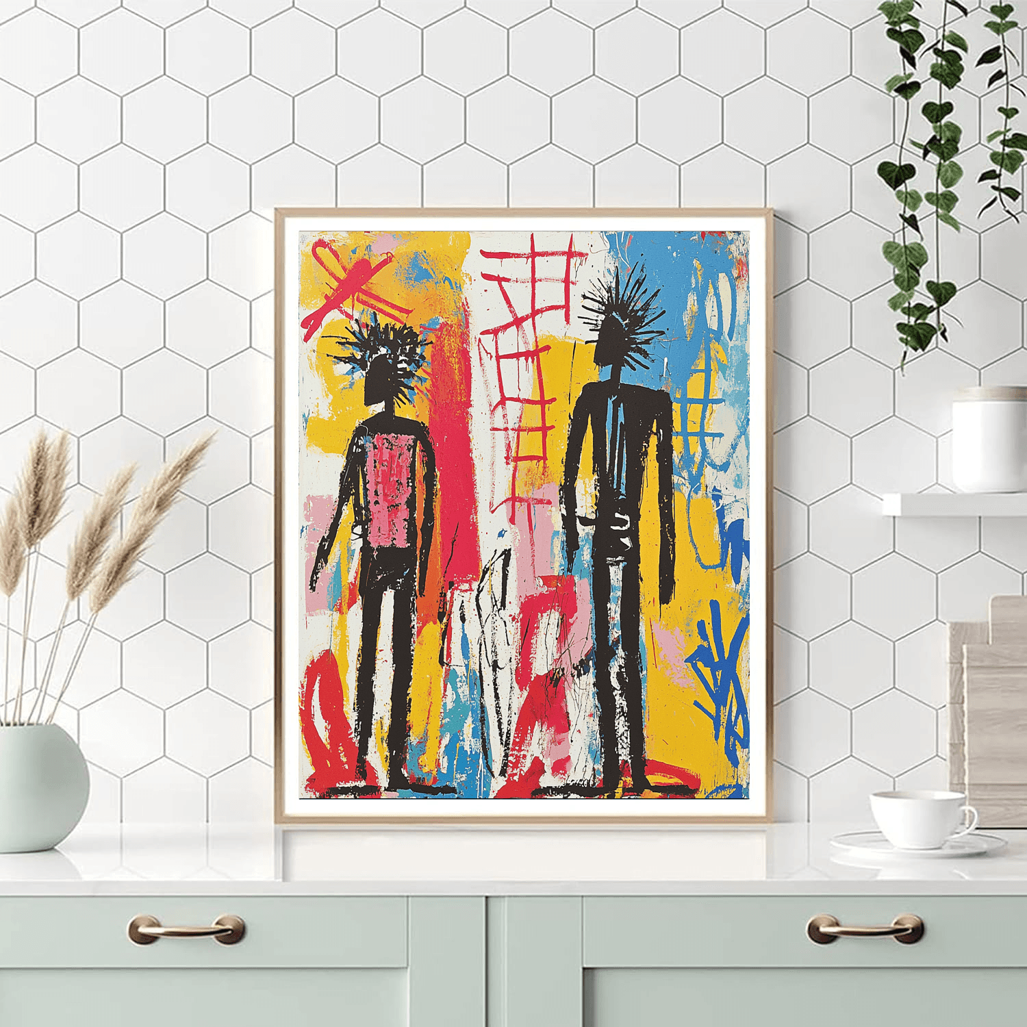 Jean-Michel Basquiat Inspired A Mosaic Of Cultures  Painting By Numbers Kit