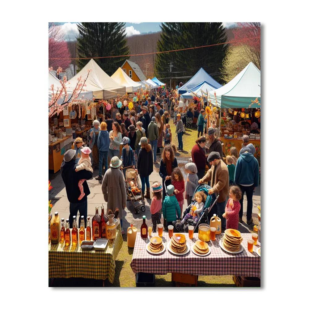 Upstate New York Maple Festival Paint By Numbers