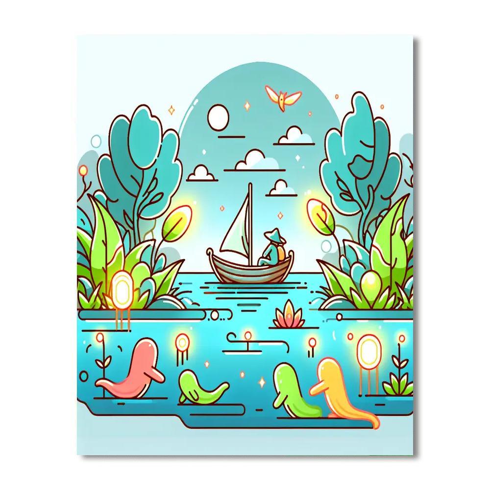 Mystic River Adventure Paint By Numbers Kits