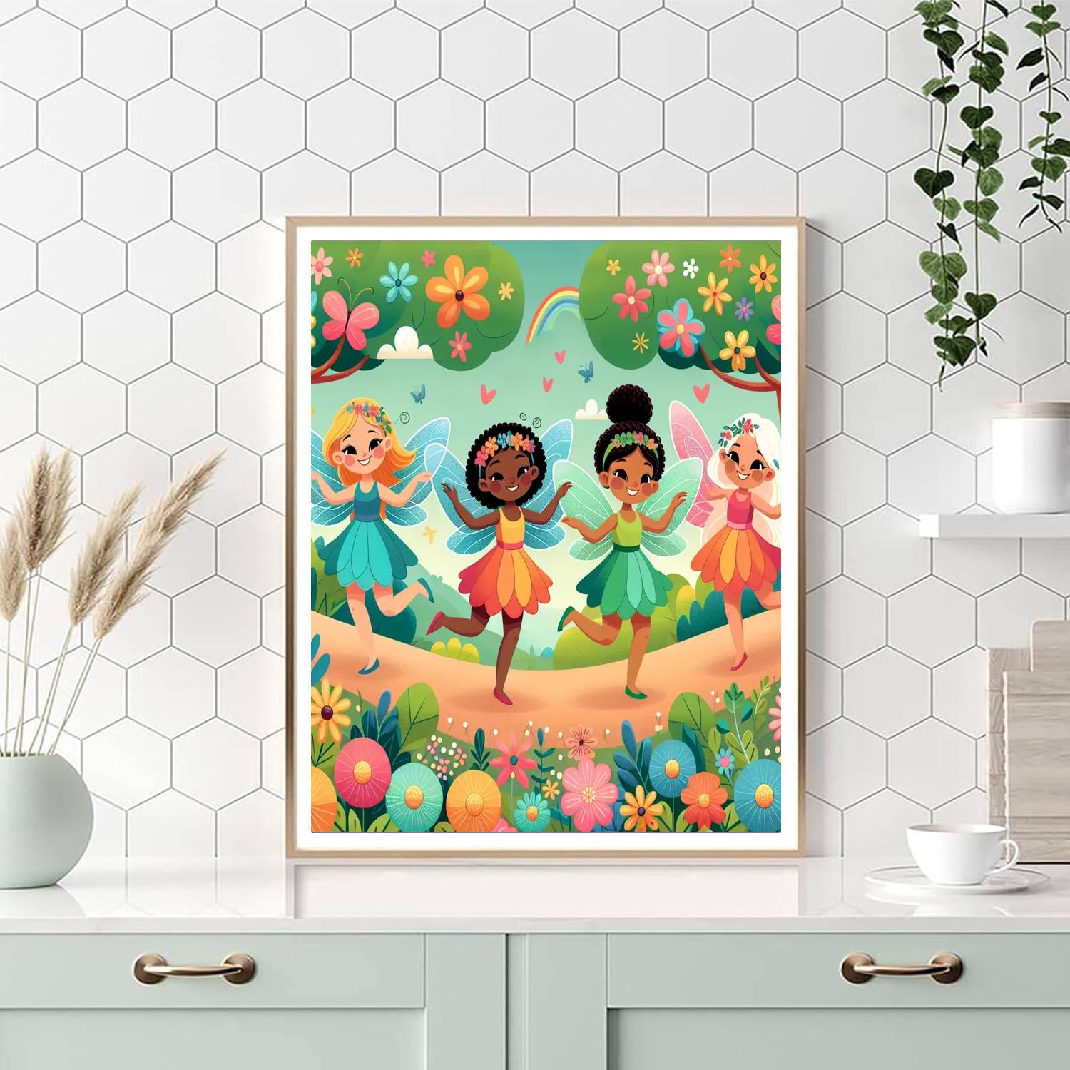 Magical Fairy Trail Paint By Numbers