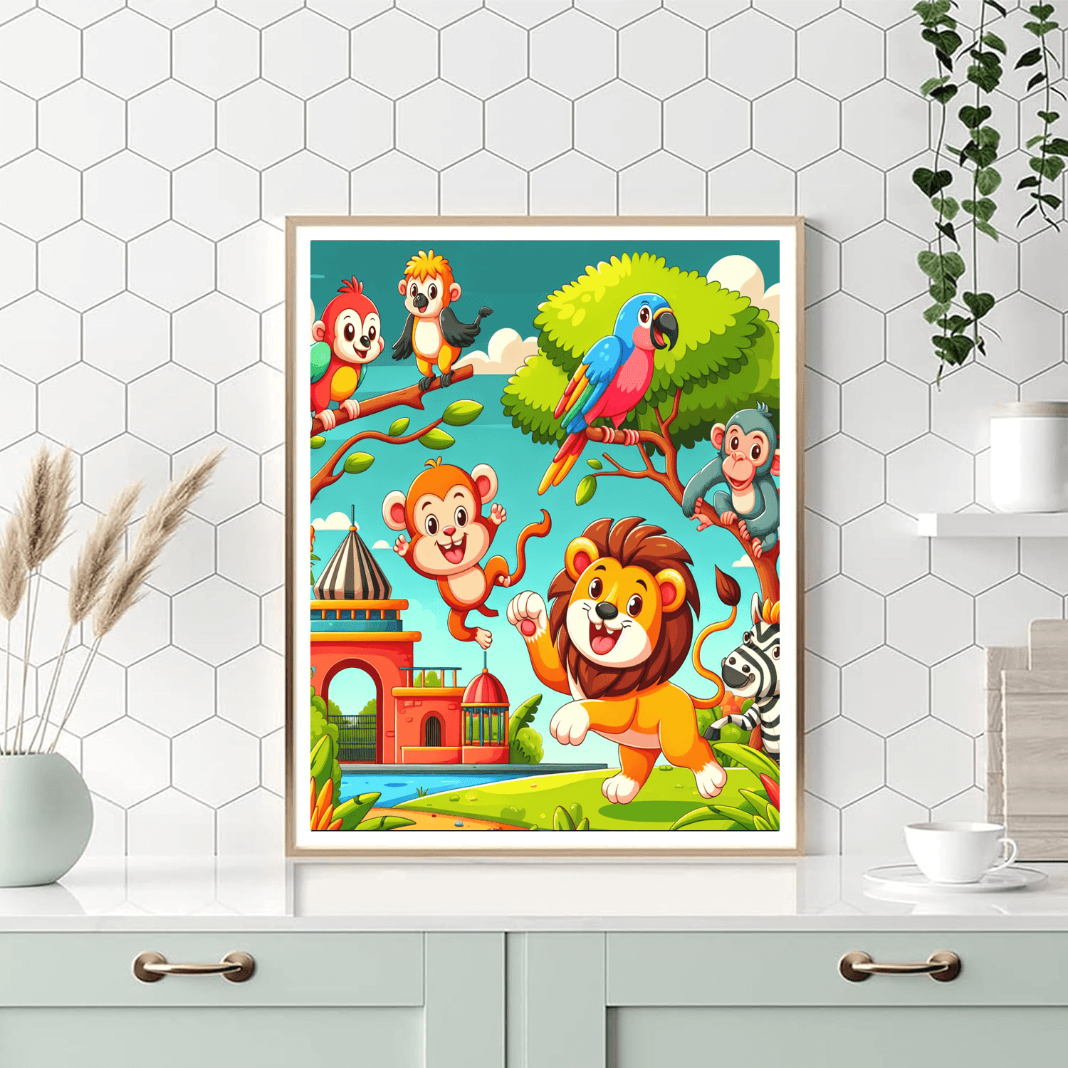 Doodle Doodle Zoo Paint By Number