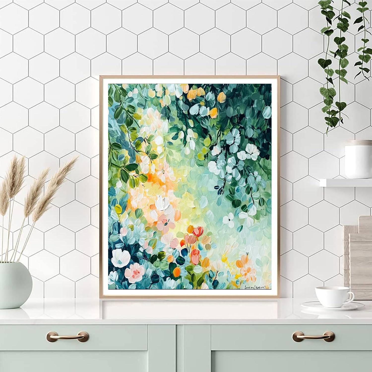 Frida Kahlo Inspired Nature's Embrace Of Emotions  Paint By Numbers Art