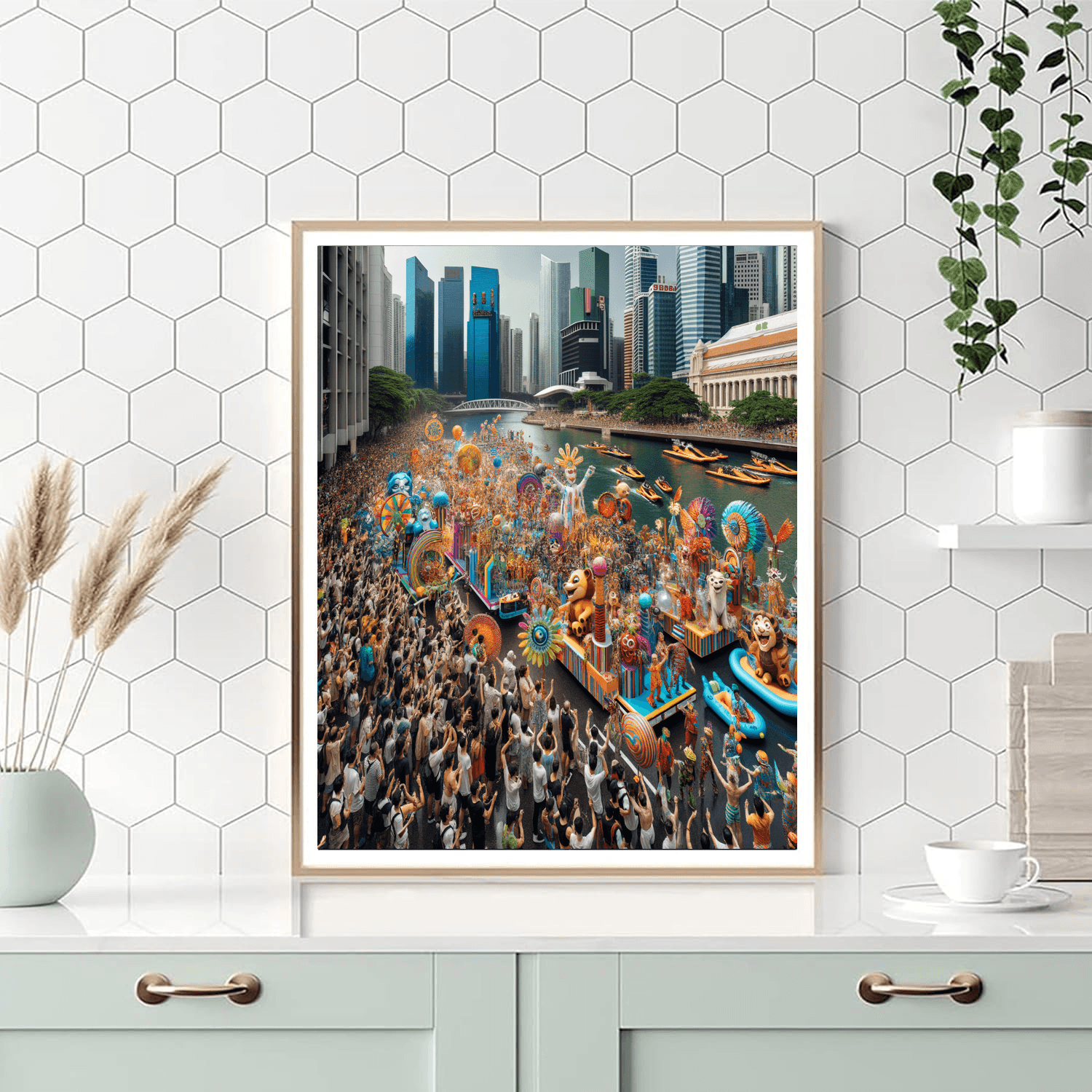 Moomba Festival - Melbourne Painting By Numbers Kit