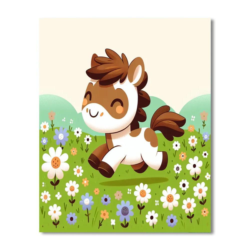 Playful Pony Paint By Numbers Kits
