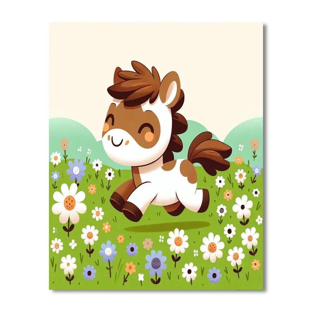 Playful Pony Paint By Numbers Kits