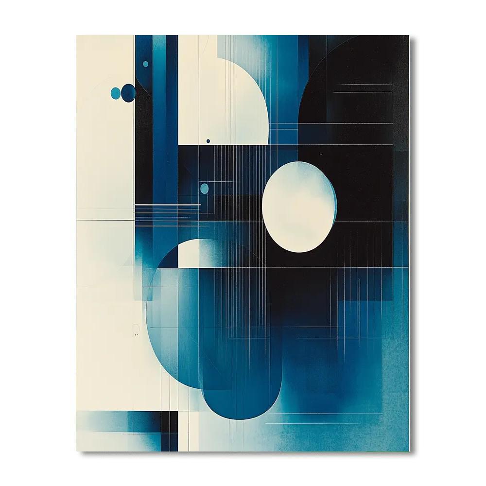 Kazimir Malevich Inspired Temporal Forms  DIY Paint By Numbers