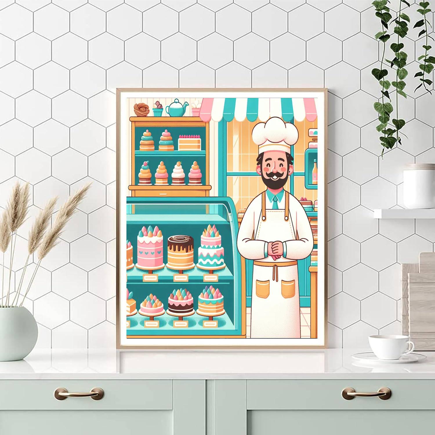 Petite Patisserie Painting Number Kit