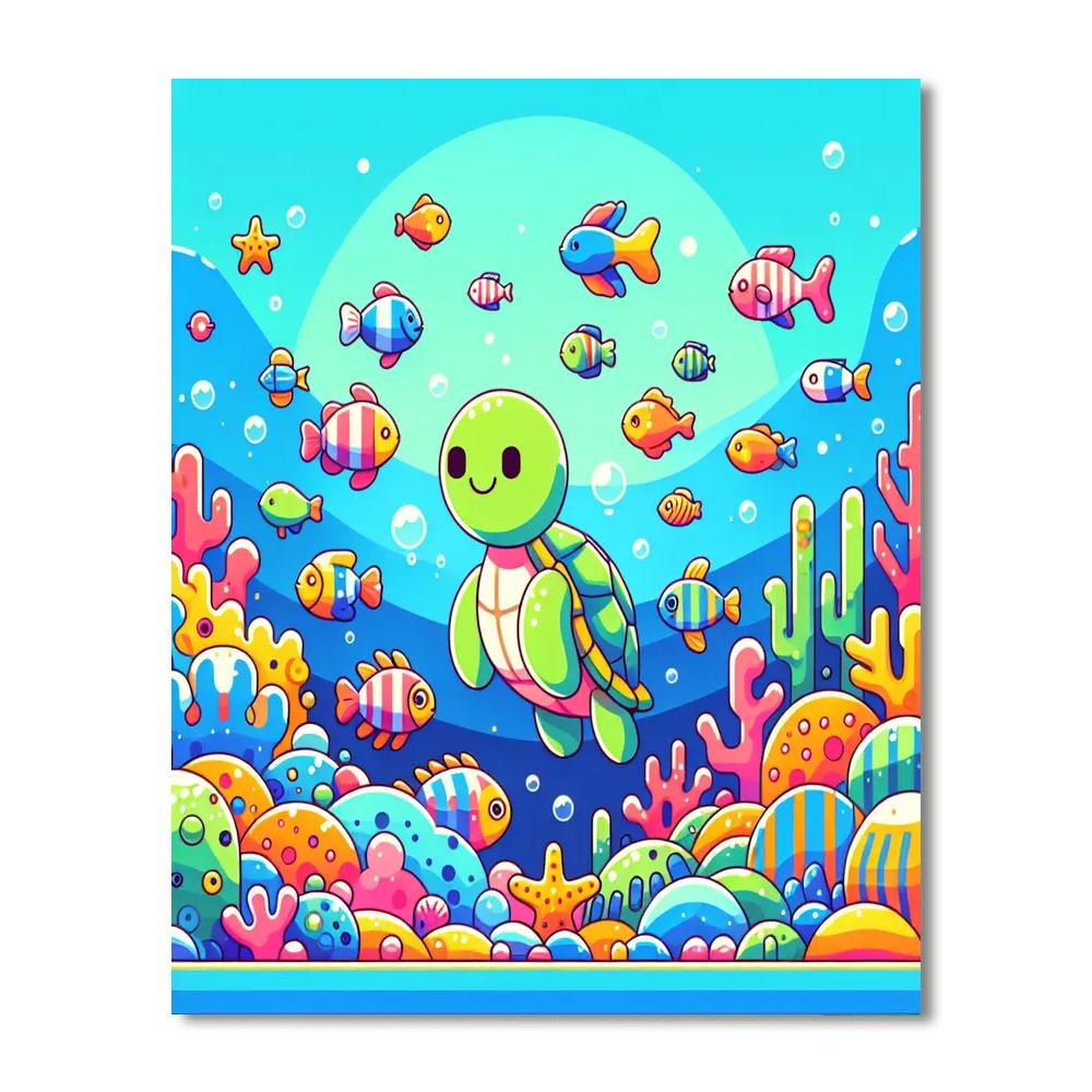 Ocean Deep Explorers Painting Number Kit