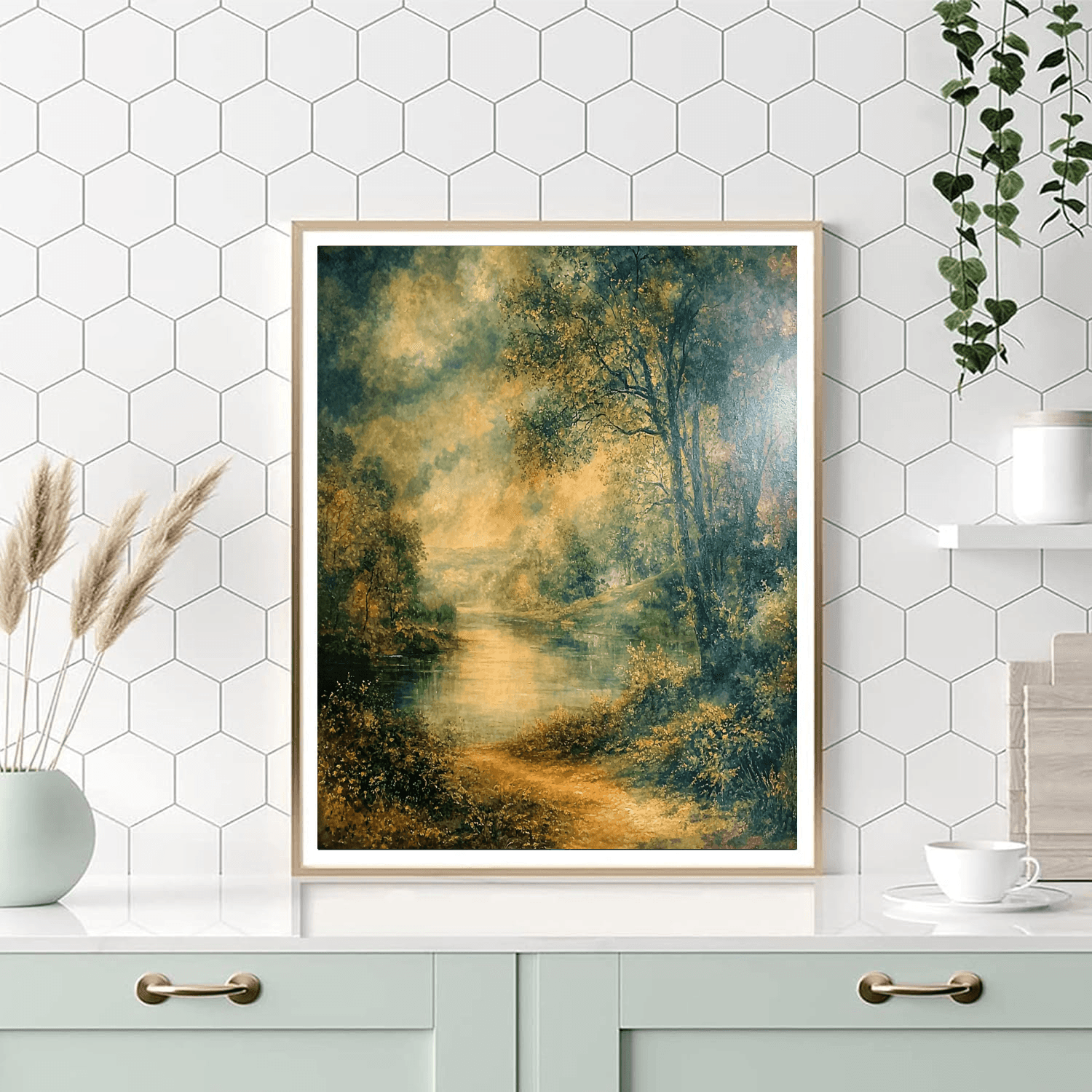 J.M.W. Turner Inspired Nature's Tapestry  Paint By Numbers Kits