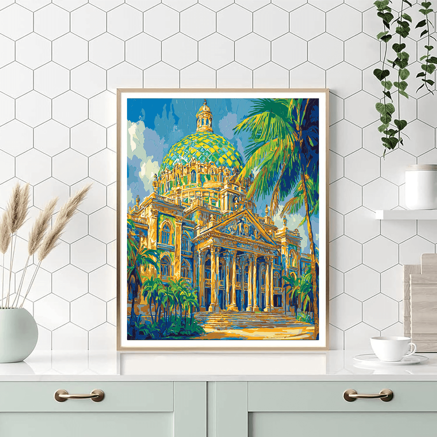 Teatro Amazonas - Manaus, Brazil Numbered Painting Kits