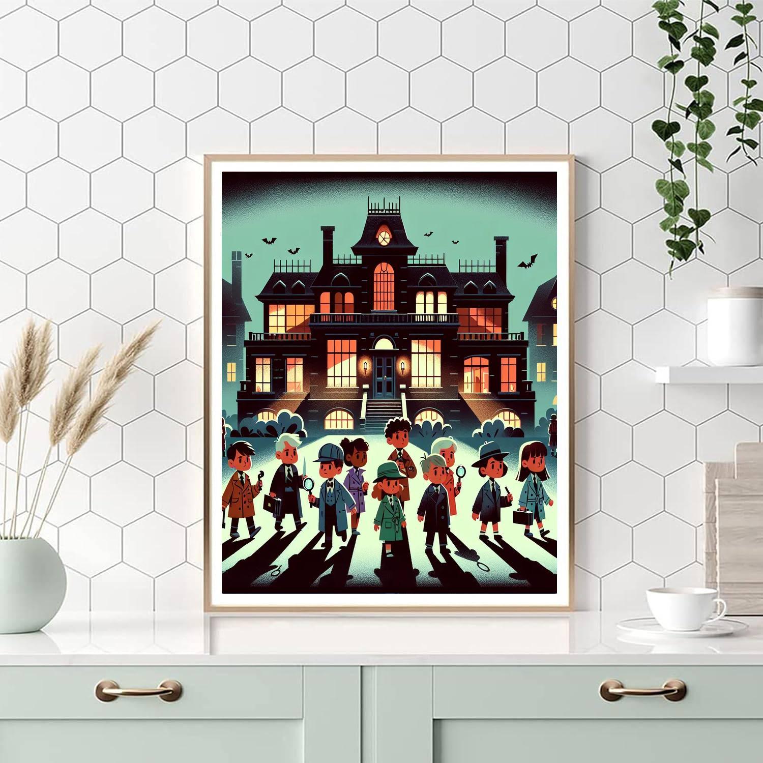 Mystery Mansion Investigation Paint By Numbers