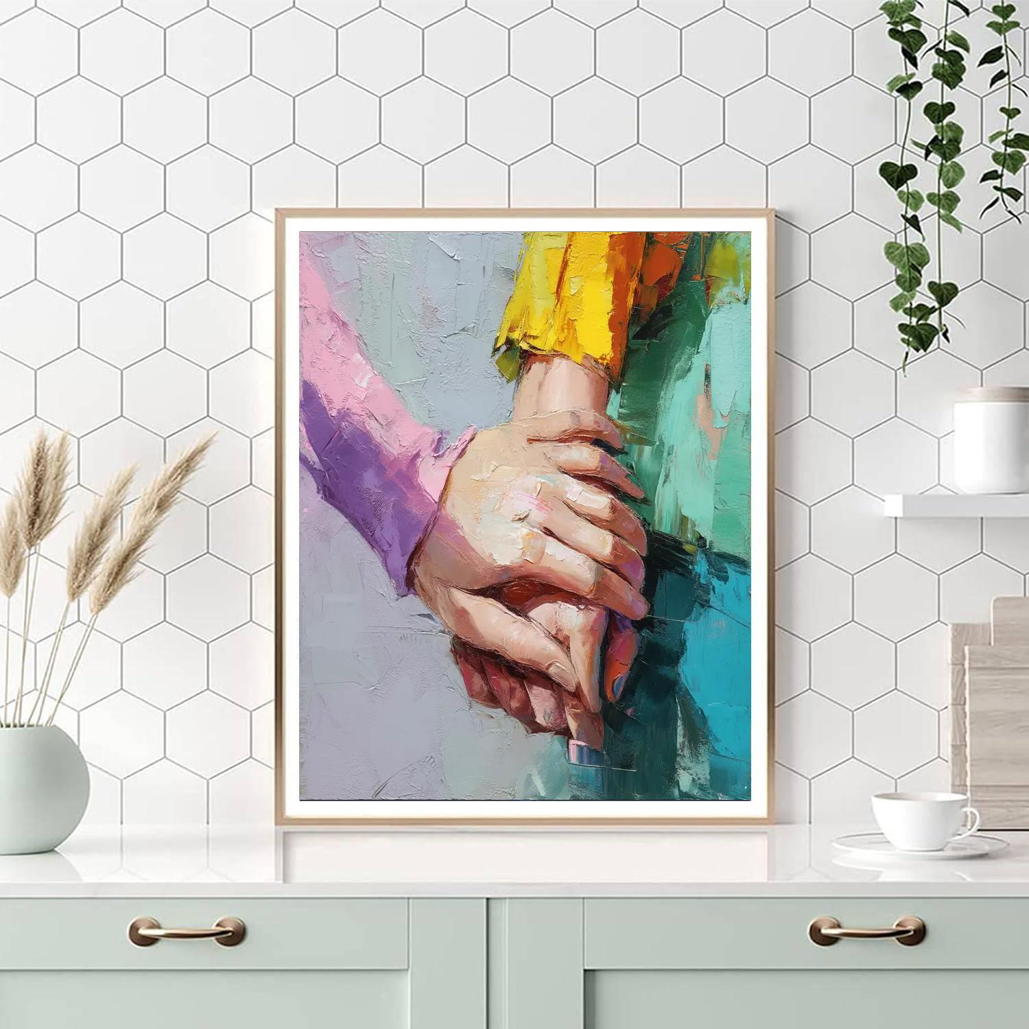 Hands Of Affection Numbered Painting Kits