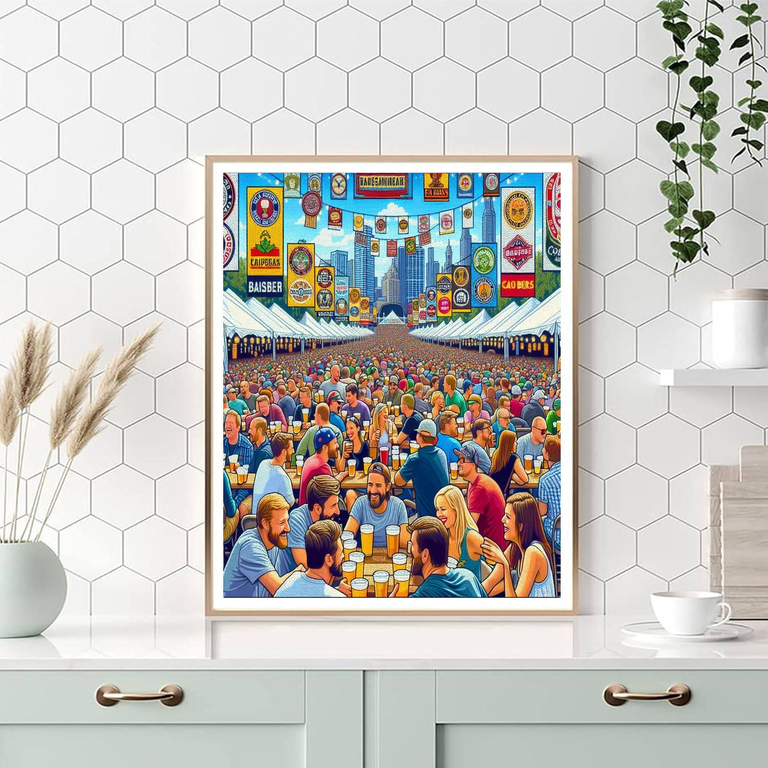 The Great American Beer Festival - Denver Paint By Numbers Kits