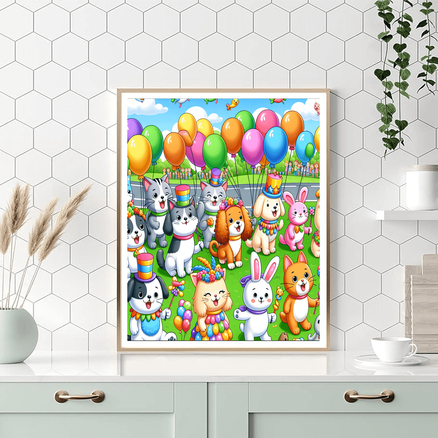 Fun Pet Parade Painting Number Kit