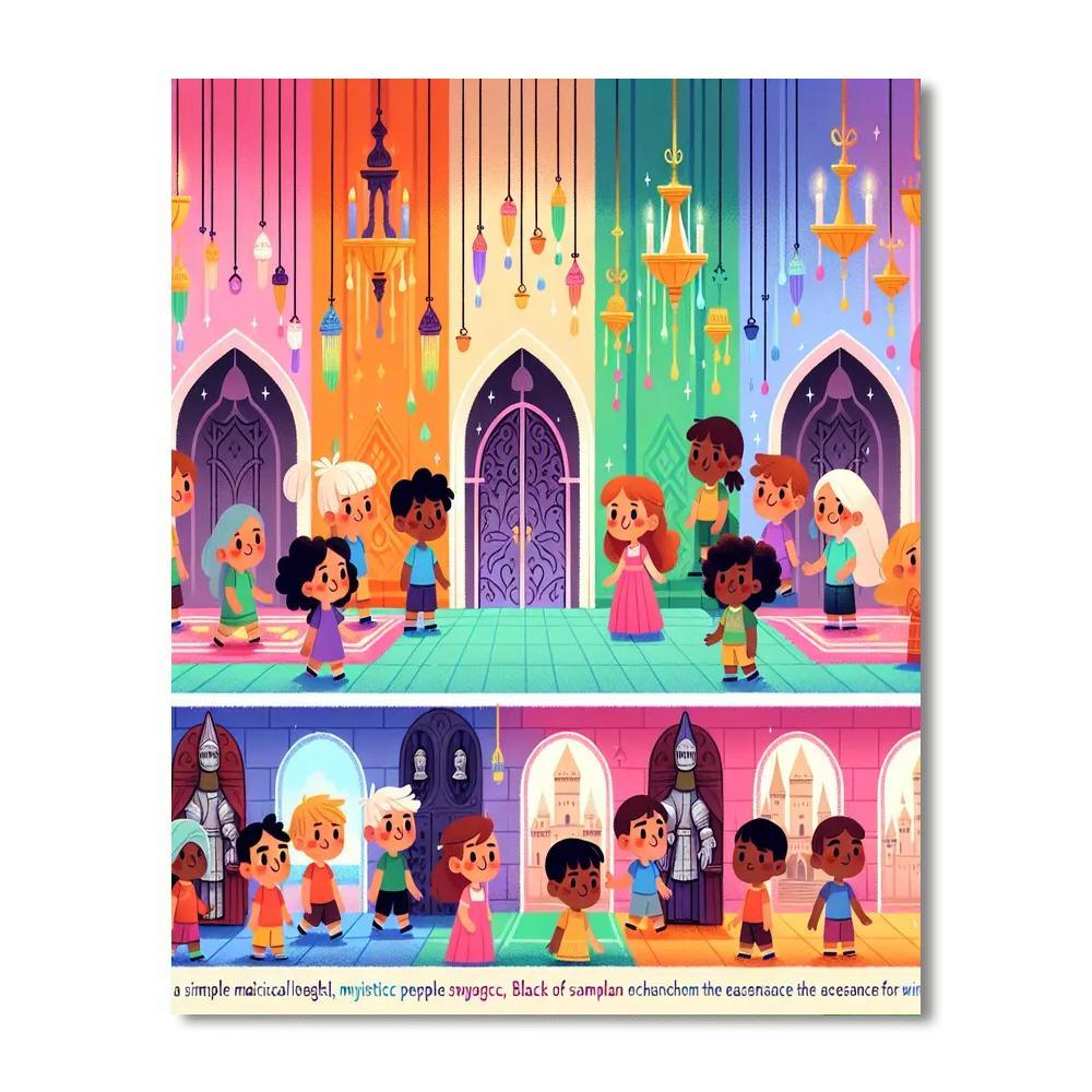 Fairy Tale Castle Quest Paint By Numbers