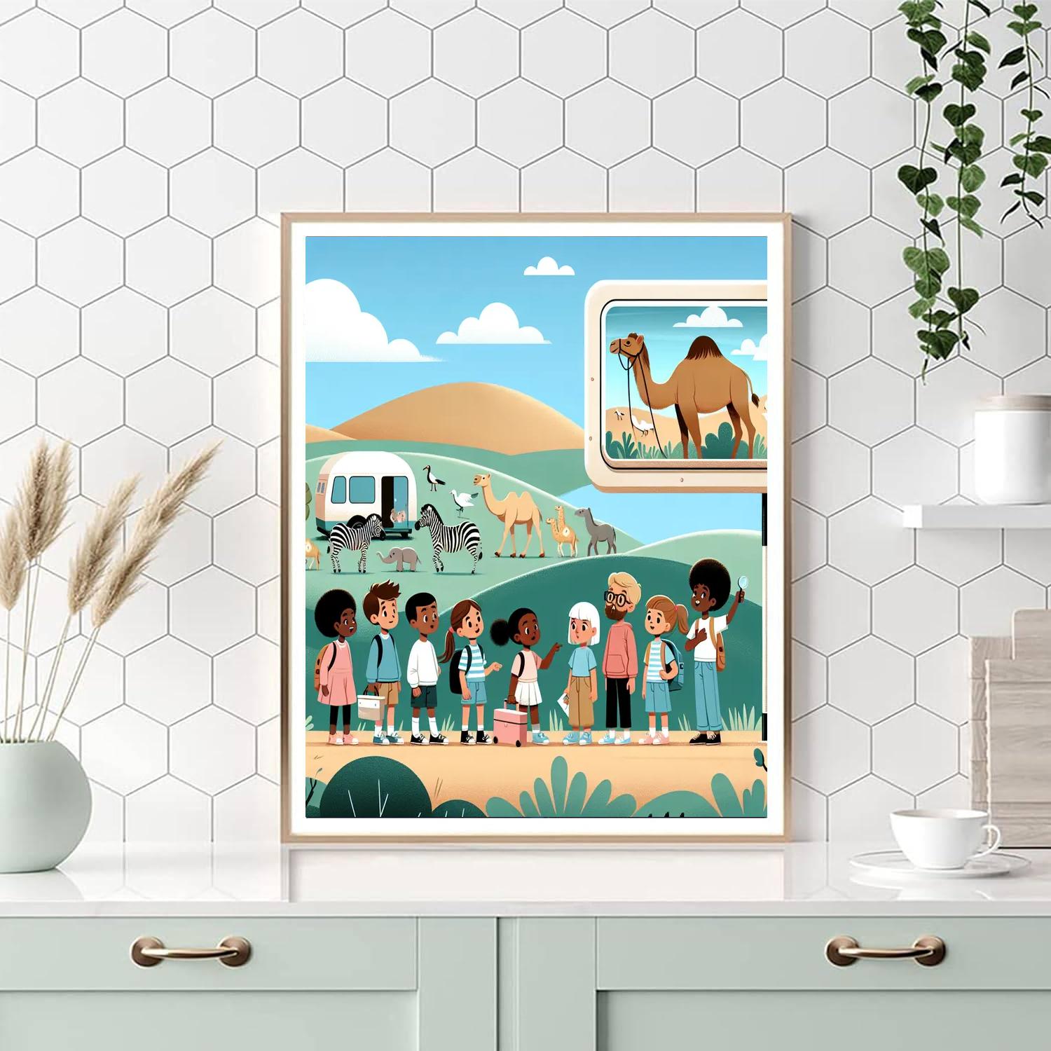 Curious Critter Caravan Numbered Painting Kits