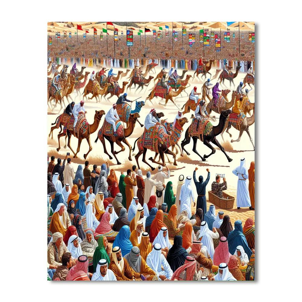 International Festival Of The Sahara - Douz Numbered Painting Kits