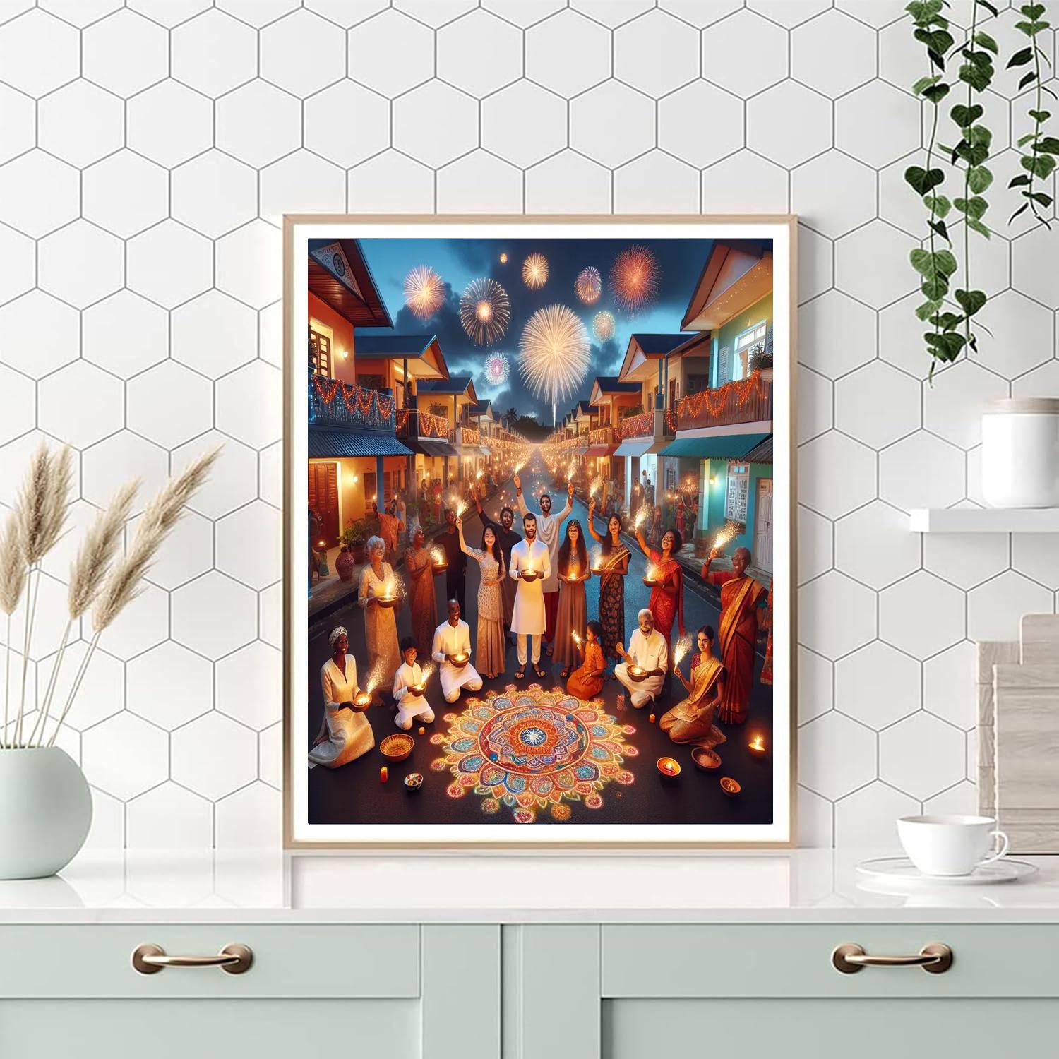 Diwali - Mauritius Numbered Painting Kits