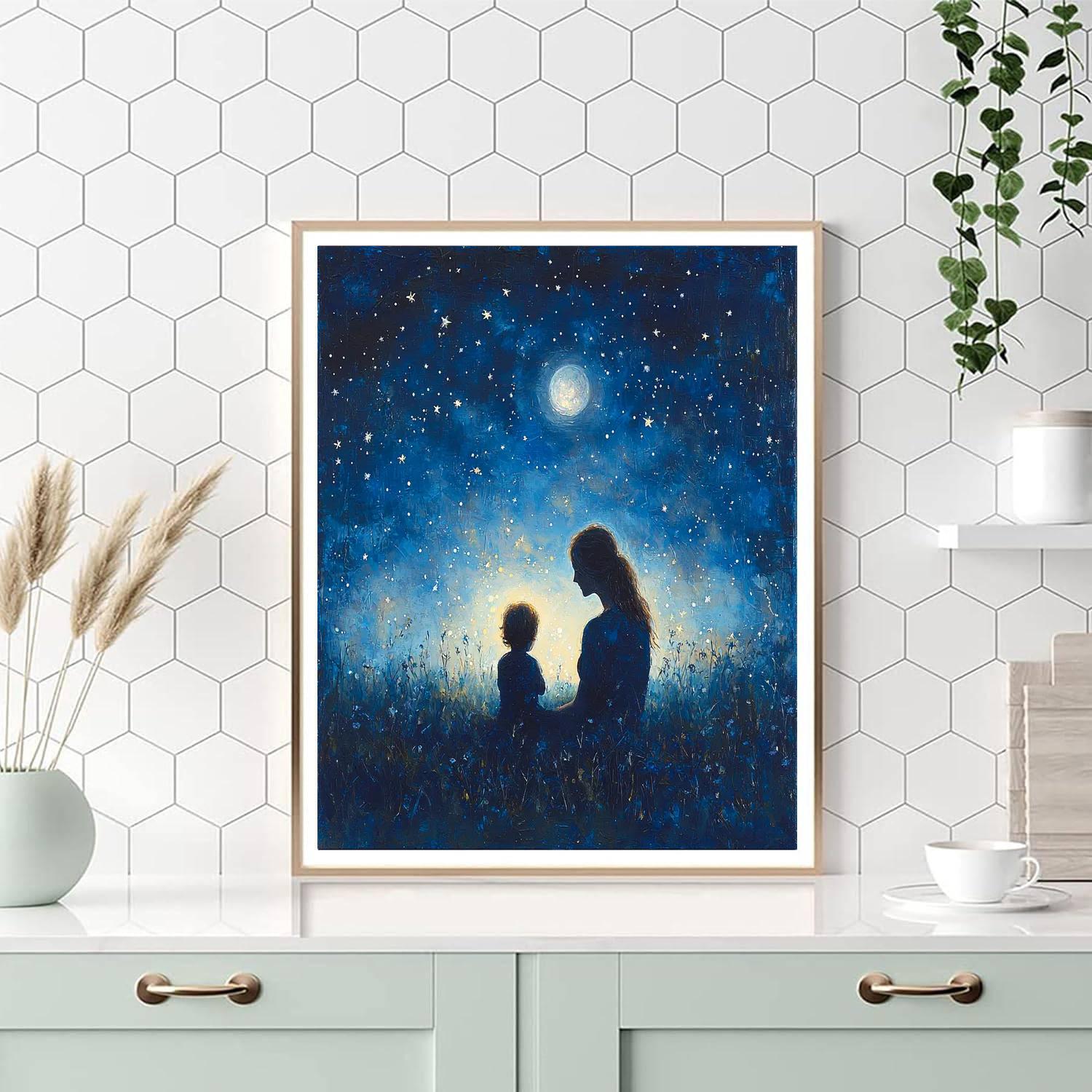 Under The Moonlit Sky Painting Number Kit