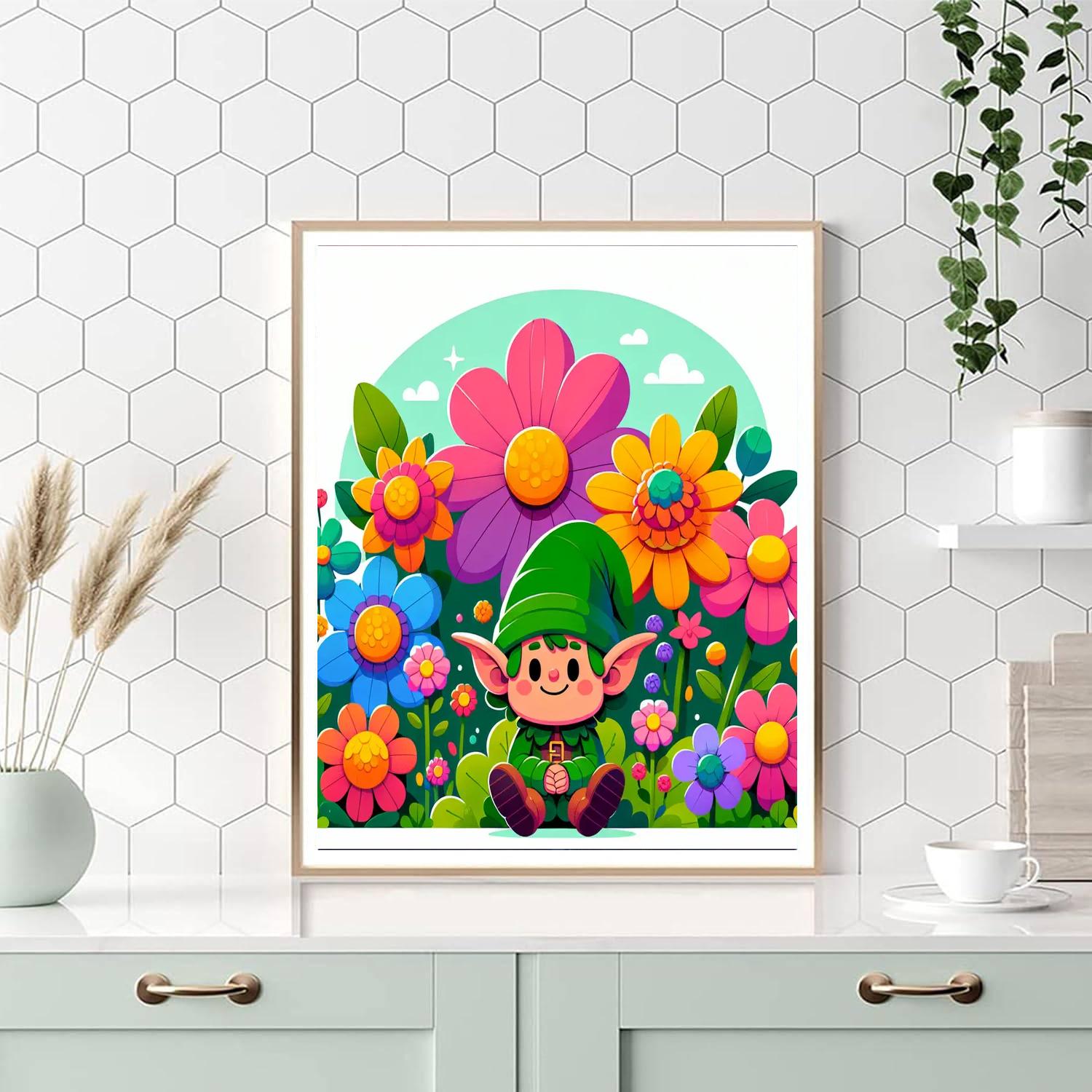 Giggling Goblin Garden Paint By Numbers Kits