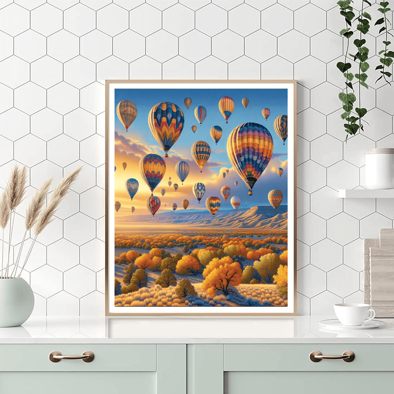 Albuquerque International Balloon Fiesta Paint By Color