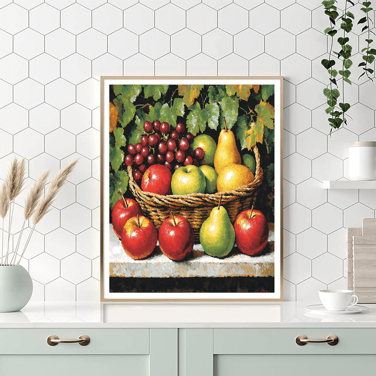 Paul Cézanne Inspired Fruits Of Nature  Numbered Painting Kits