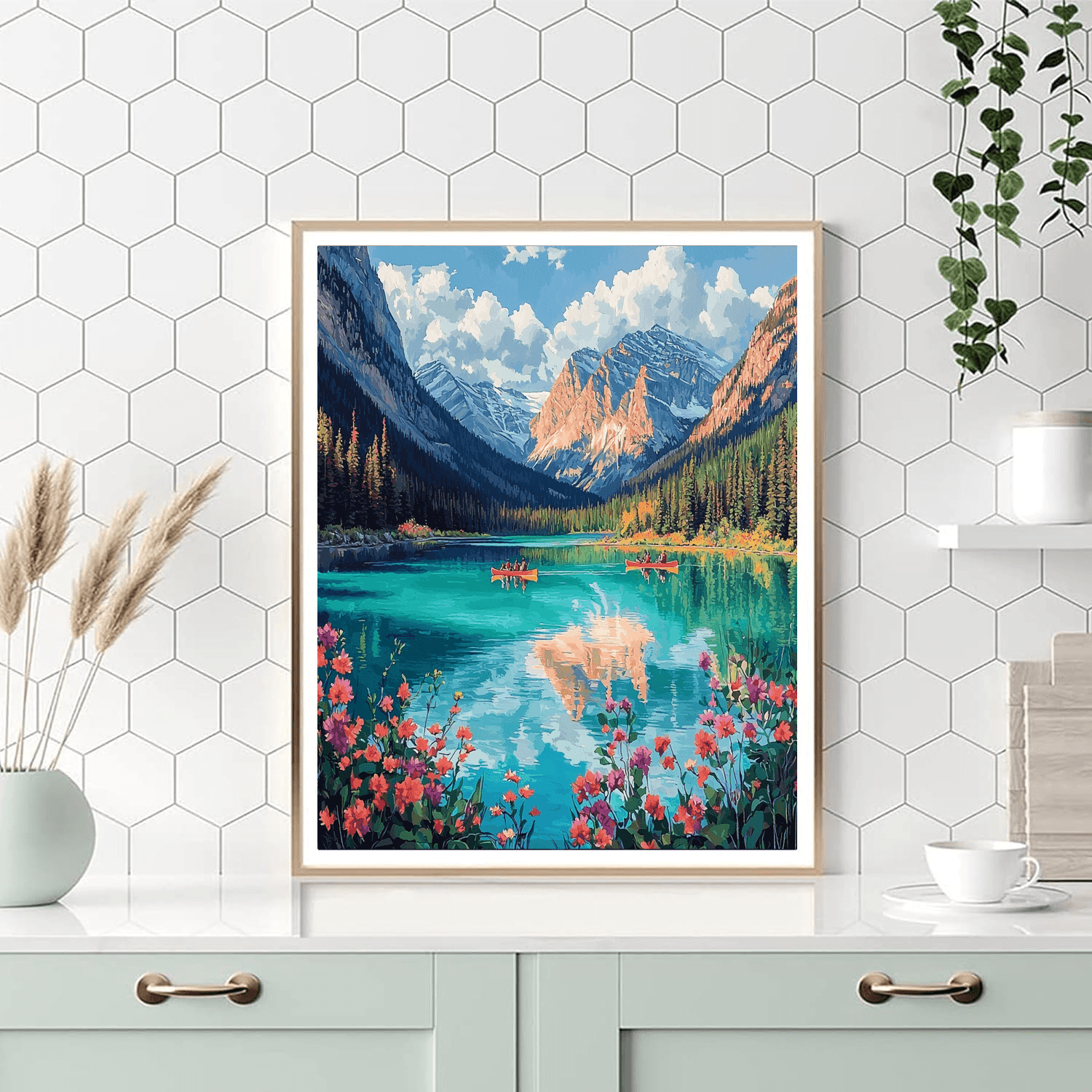 Banff Lake Louise Painting By Numbers Kit