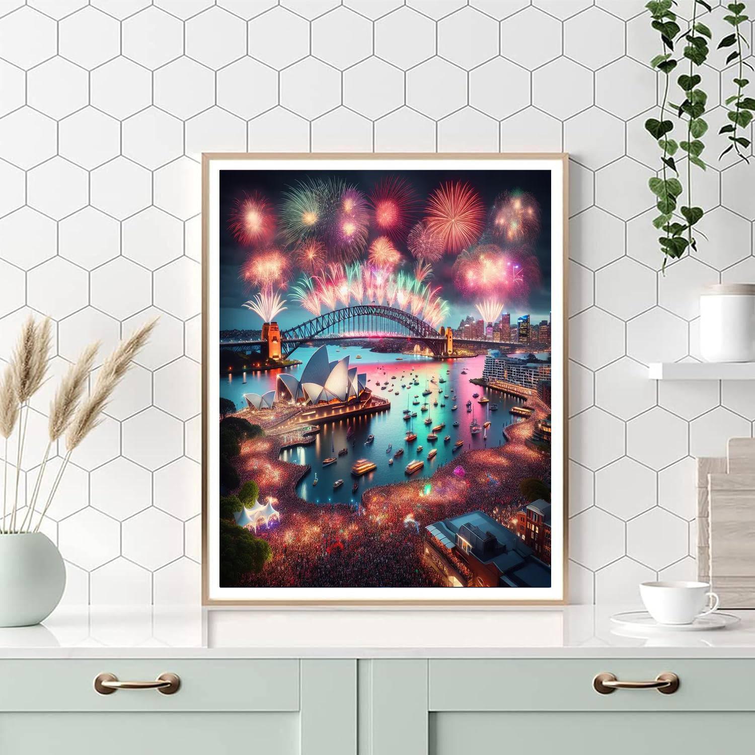 New Year Festival - Sydney, Australia Paint By Numbers Art