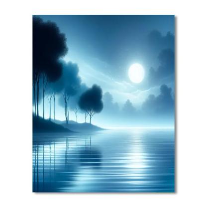 Moonlit Enchantment Escape Number Painting