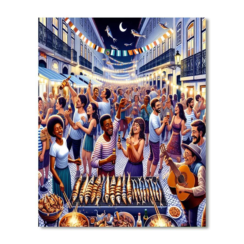 Feast Of St. Anthony Paint By Numbers Art