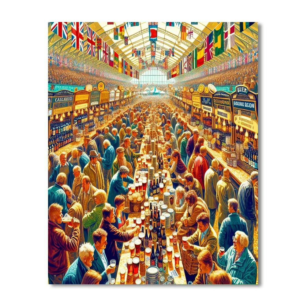 The Great British Beer Festival - Uk Paint By Numbers Kits