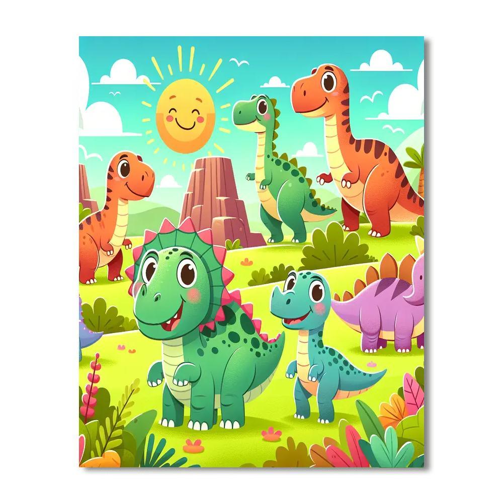 Dino Exploration Adventure Paint By Number