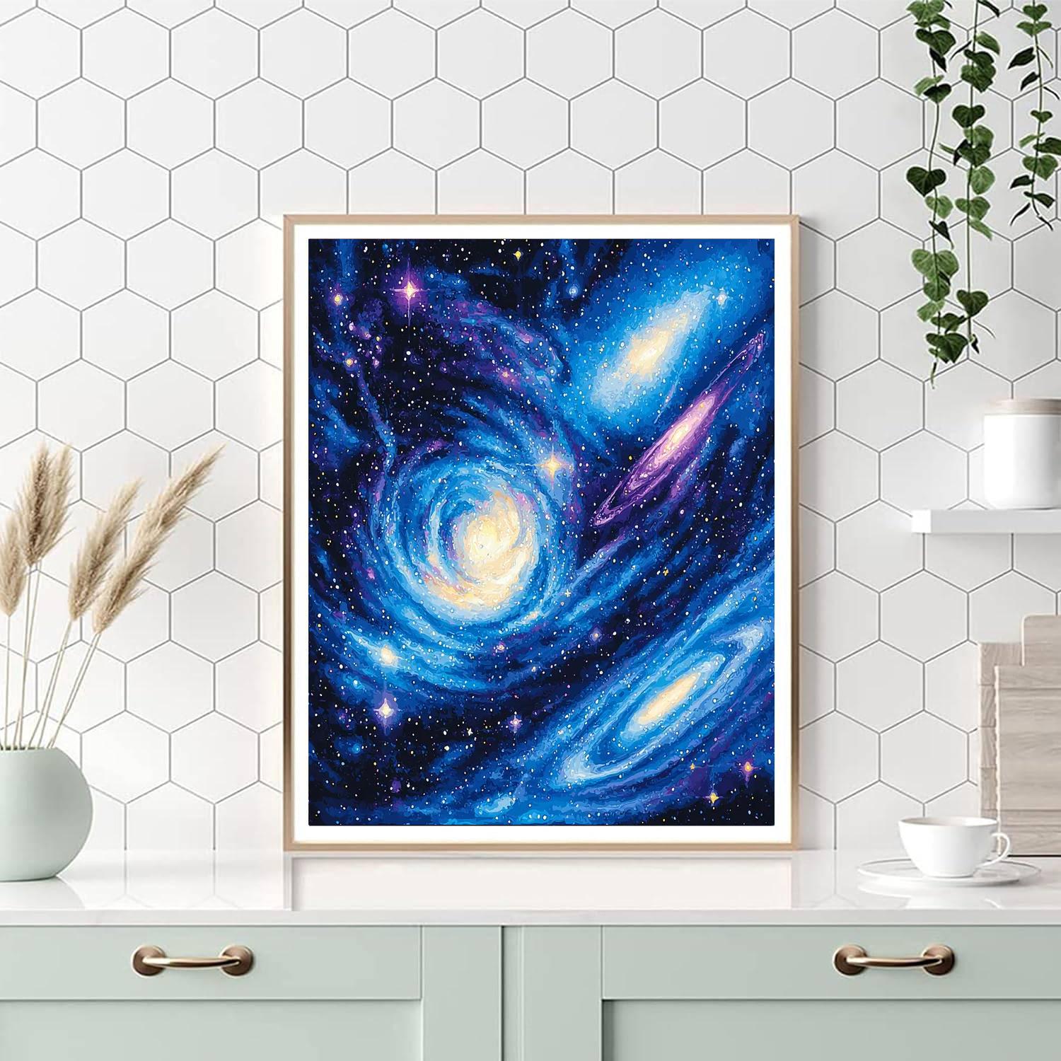 Georges Seurat Inspired Stellar Symphony  Paint By Number